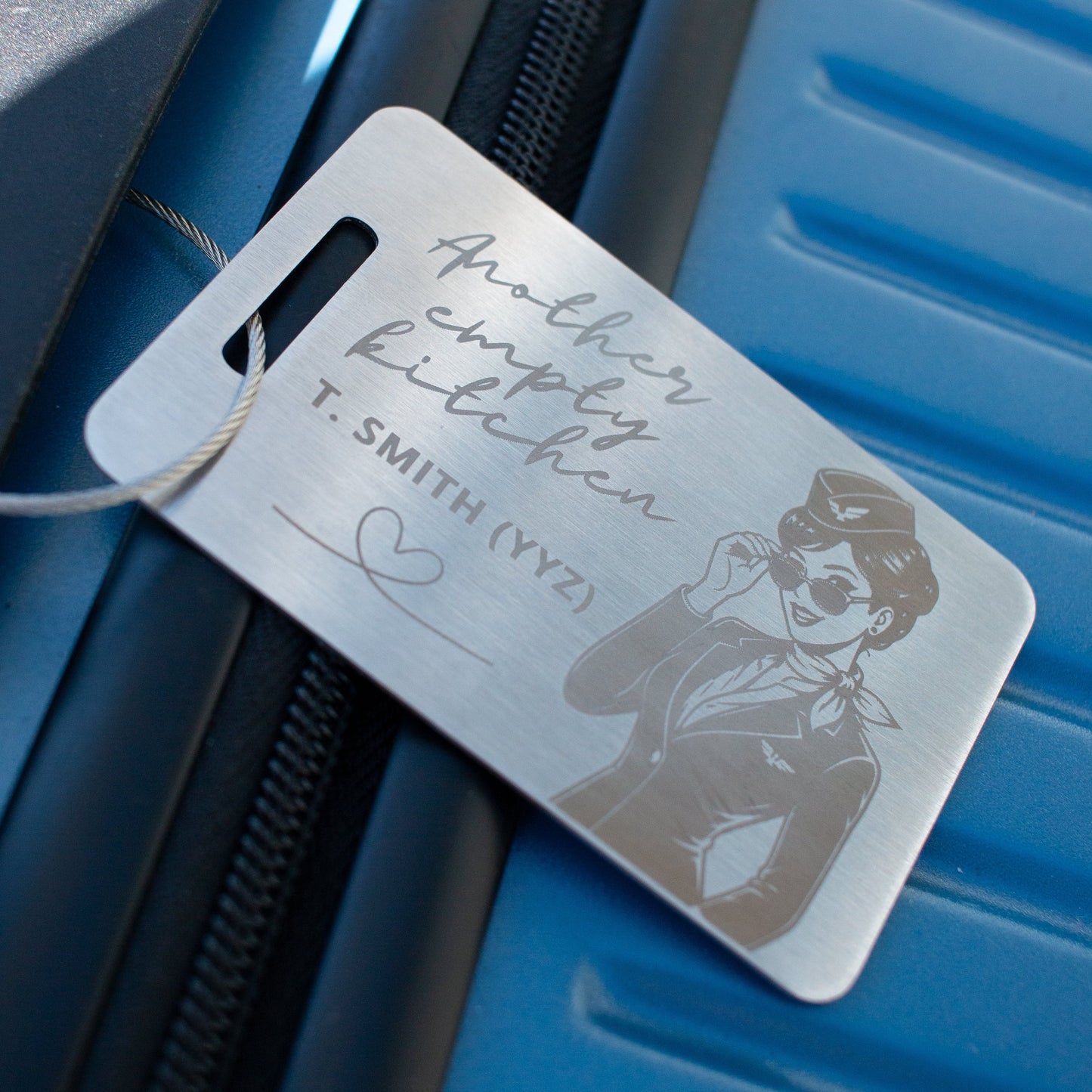 The "Another Empty Kitchen" Luggage Tag