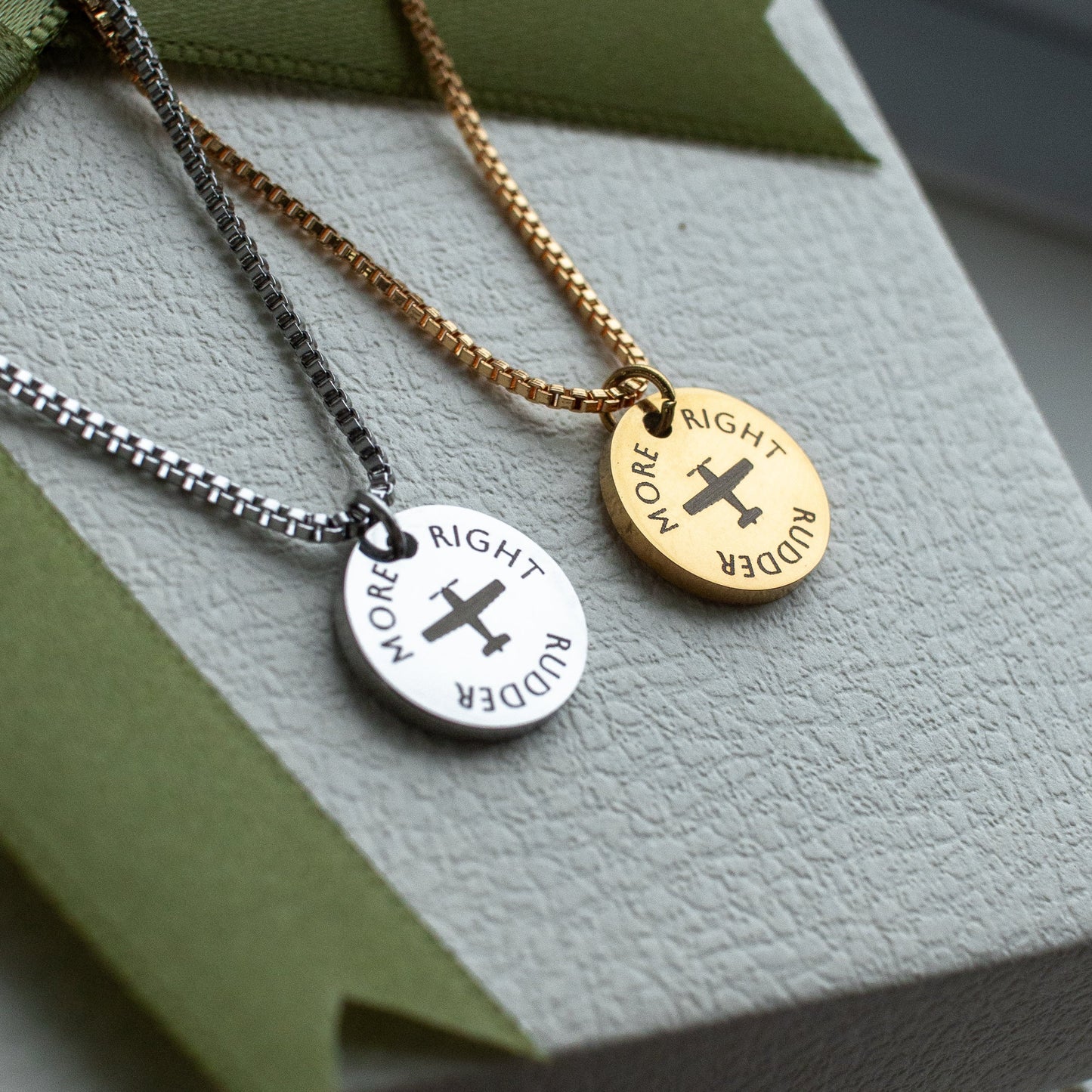 The "More Right Rudder" Necklace