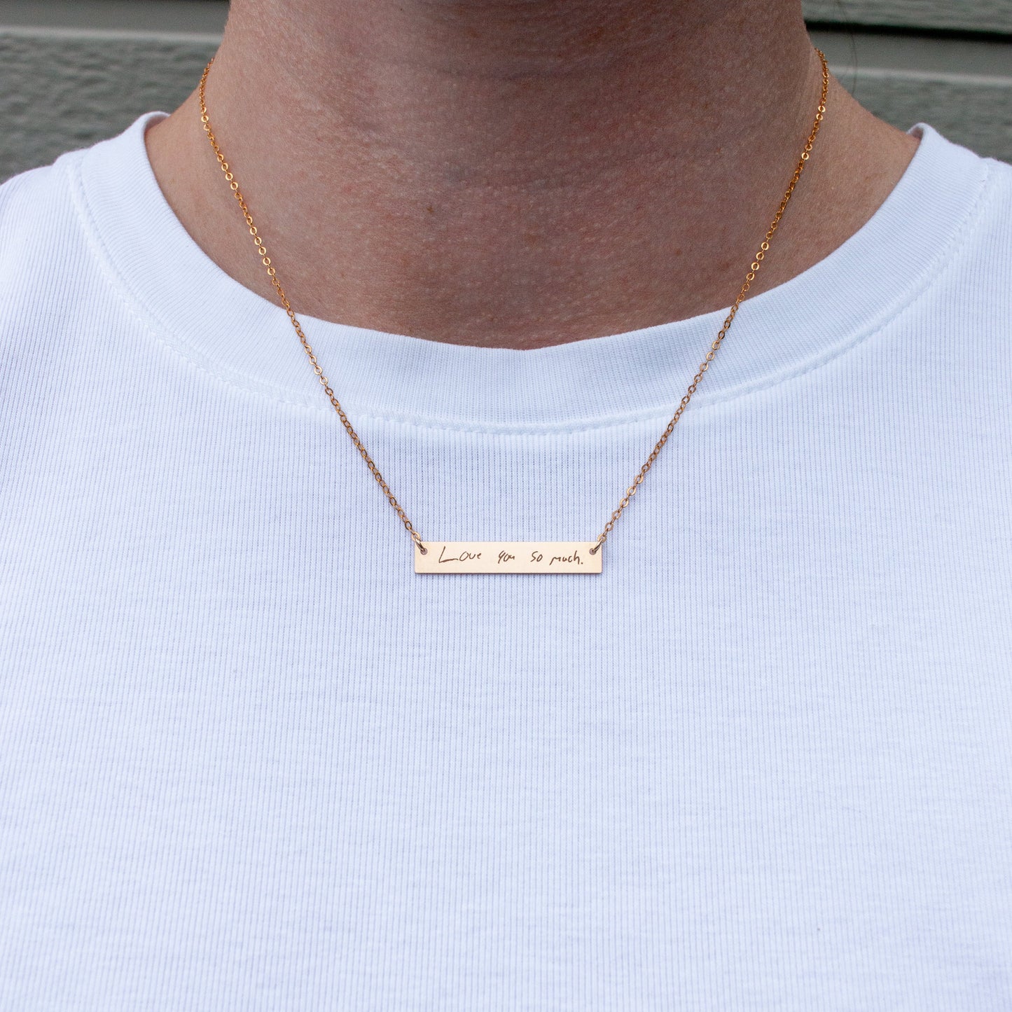 The Script Necklace