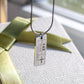 YHZ/YQT Tag Necklace