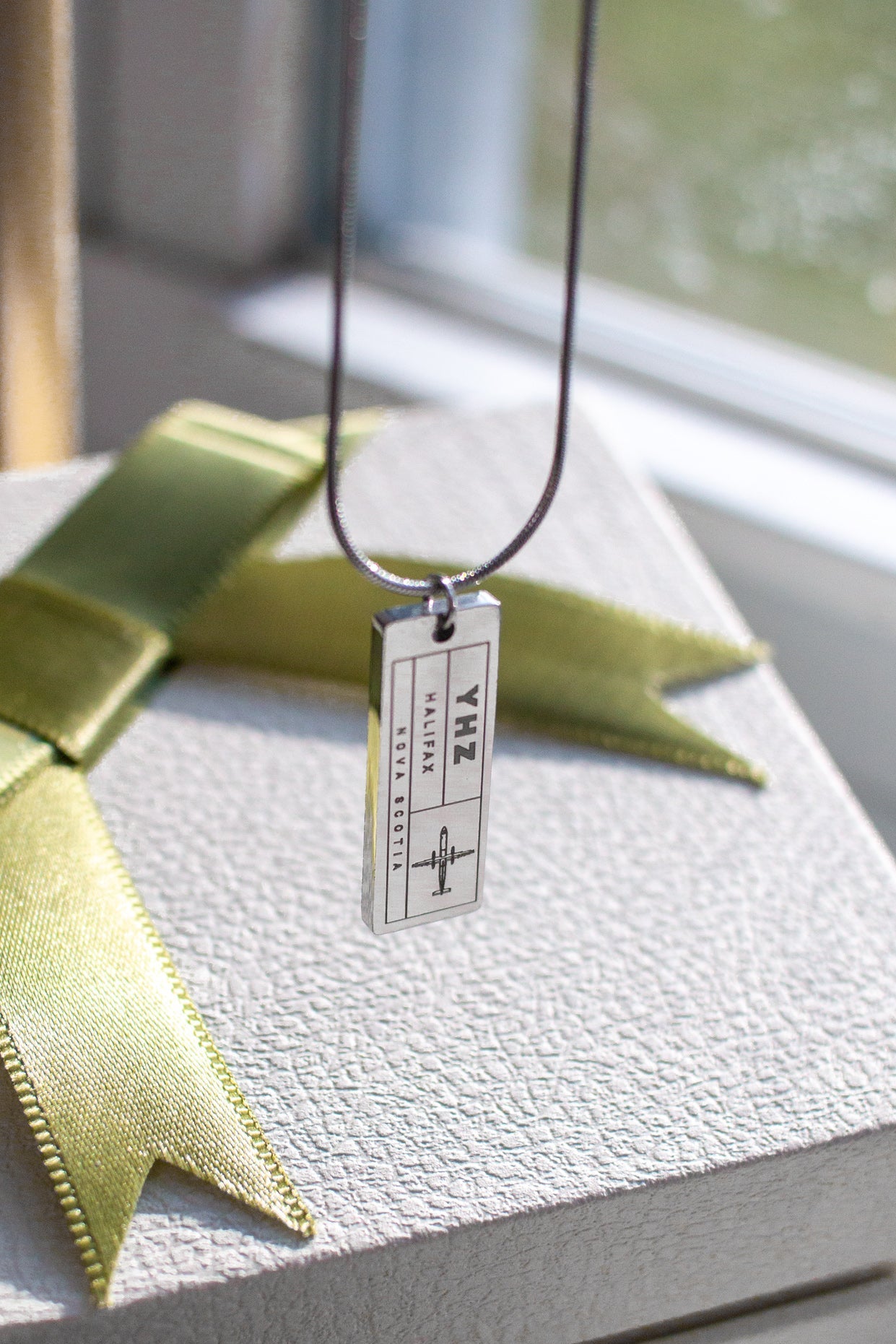 YHZ/YQT Tag Necklace