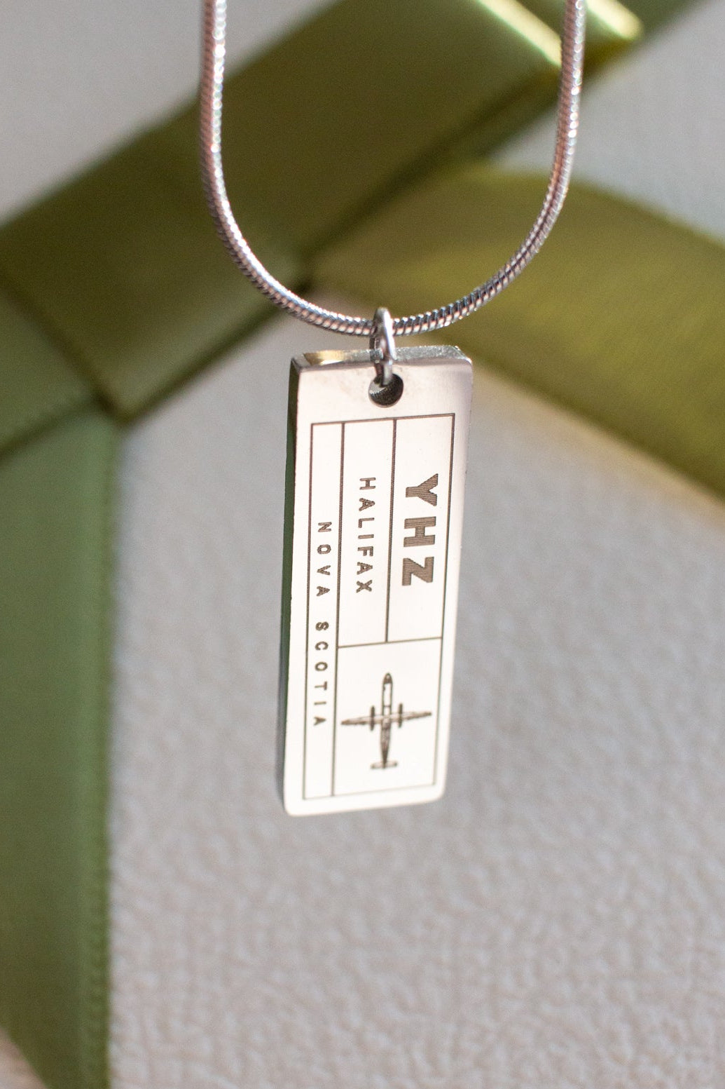 YHZ/YQT Tag Necklace