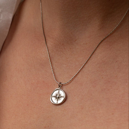 The Compass Coin Necklace