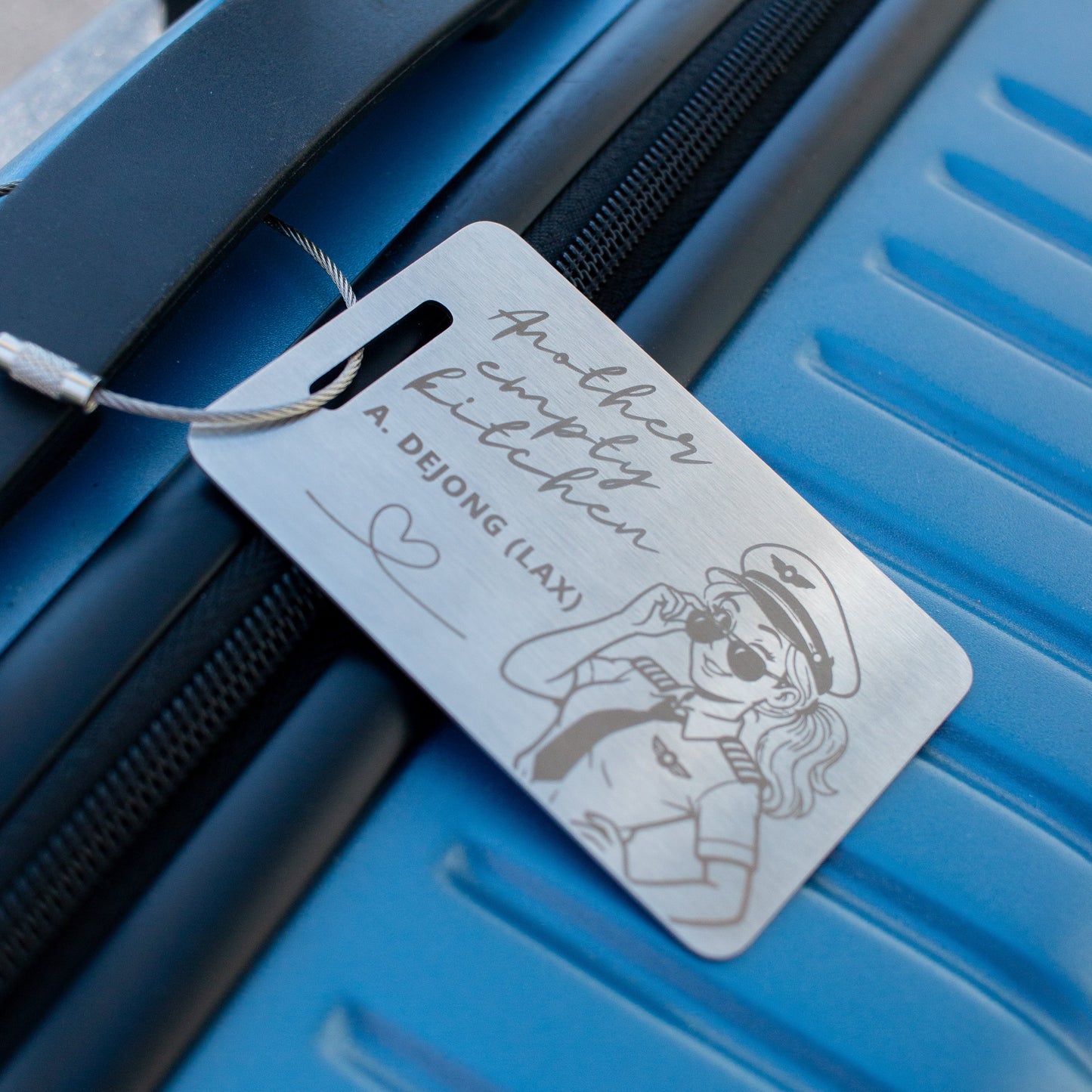 The "Another Empty Kitchen" Luggage Tag