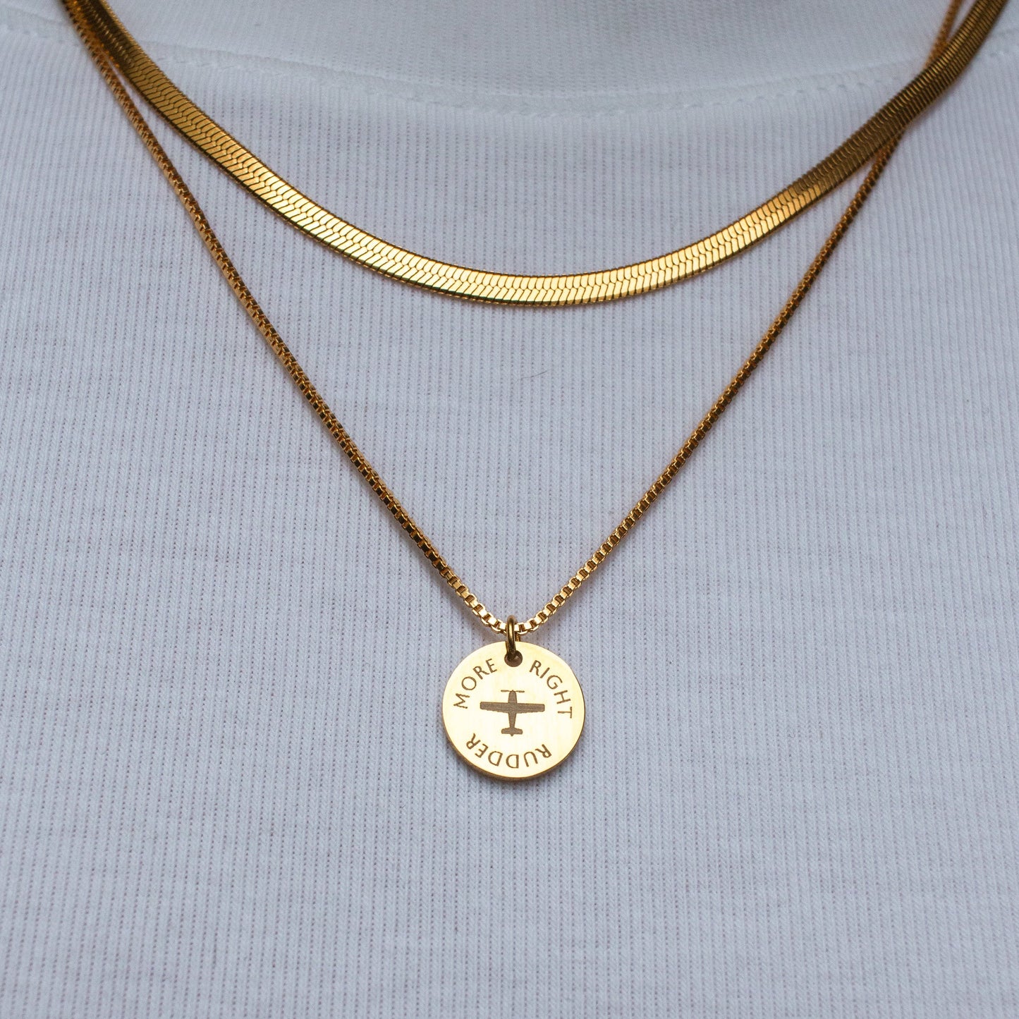 The "More Right Rudder" Necklace