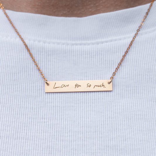 The Script Necklace